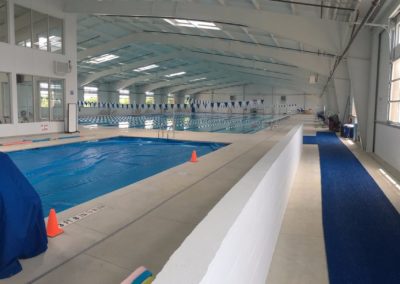 On deck at Waterloo Swimming