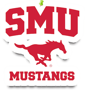 SMU Mustang Sticker